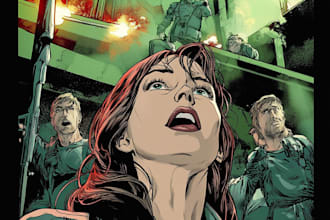 create comic book and custom illustration
