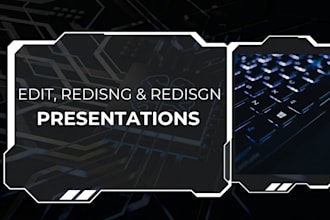 edit, redesign, and rewrite your powerpoint presentation