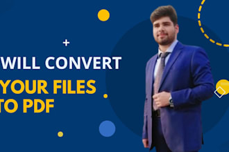 convert your files to PDF