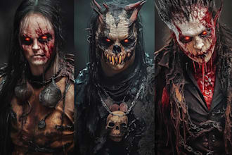 do fantasy horror characters or fantasy character