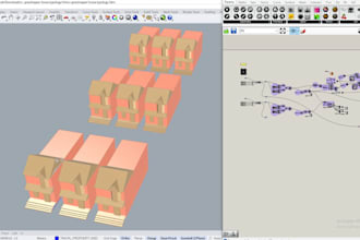 fast and awesome rhino,archicad,revit,3ds max and archicad 3d model with renders