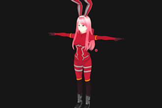 create custom vrchat avatar vr avatar vtuber model furry avatar vrc avatar