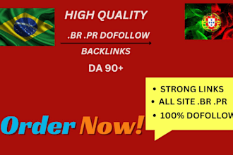create high quality brazil portugal dofollow backlinks