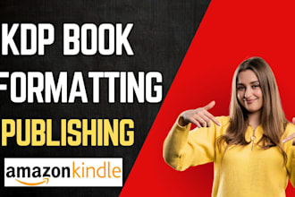 do KDP book formatting for amazon KDP book publishing