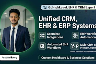 setup gohighlevel zoho hubspot pipedrive crm automation and erp