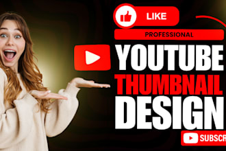 professionally design best youtube thumbnails