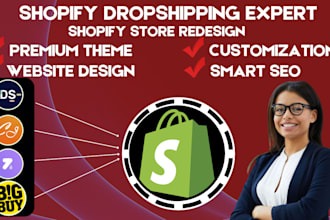shopify redesign shopify dropshipping store shopify website via zendrop bigbuy