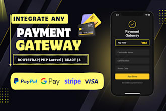integrate stripe and paypal payment gateways into your website