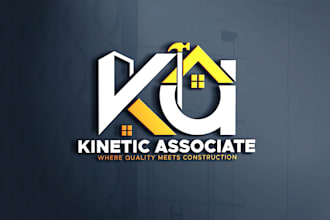 design custom real estate and construction business logo