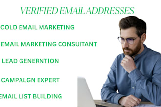 build a verified email addresses cold email marketing