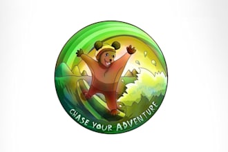 design flying squirrel surf logo