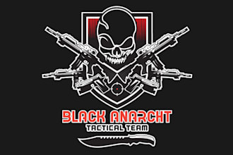 design professional army, military, or skull logo