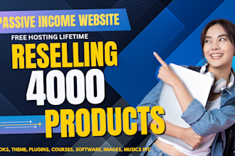 build a digital download store with reselling products