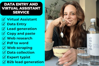 provide data entry, web research, virtual assistance, and b2b lead generation