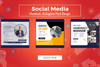 create high engagement social media posts and facebook ad designs