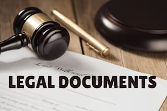 draft ready to file pleadings, motions, responses petition as a paralegal