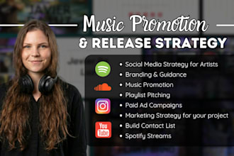 comprehensive music marketing manager and promote your music