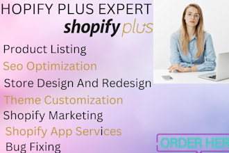 do a theme customization for shopify plus shopify developer shopify marketing