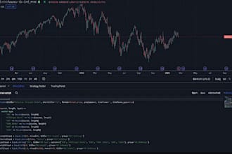 program your strategy or indicator for tradingview in pinescript