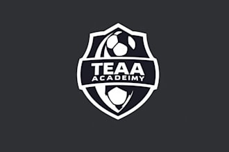 professional custom academy logo design for your website