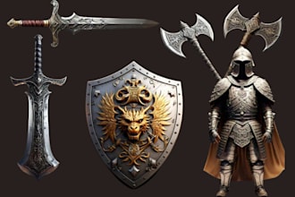 do custom 3d sword cosplay 3d armor 3d weapon 3d props cosplay accessories badge