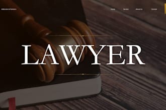 design law firm responsive website, lawyer wordpress website development