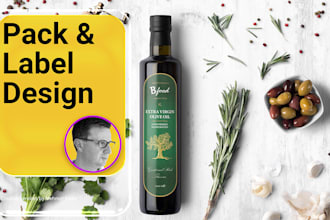 create attractive packaging and label designs for cpg that sell