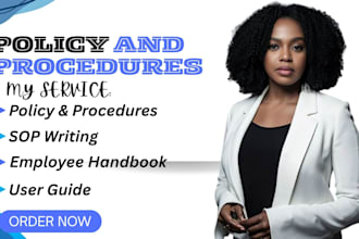 write a custom business policy manual, employee handbook, or cannabis policy
