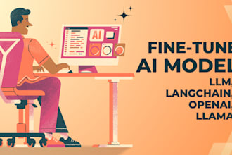 do ai fine tuning for llm model for your project