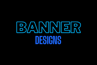 make you a modern looking banner design