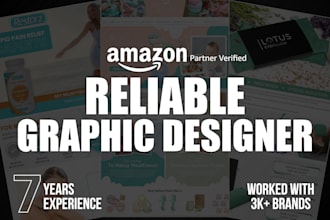 be your reliable amazon graphic designer
