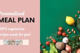give you a customised vegan meal plan