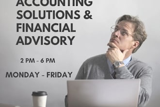 do economics, accounting, finance tasks and projects