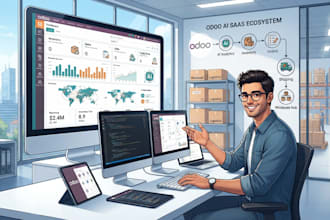 build odoo based ai saas platform for wholesale and distribution