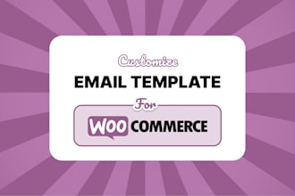customize and design woocommerce email templates professionally
