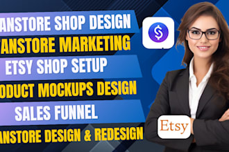 set up etsy shop stan store canva ebook designs stan digital products design SEO