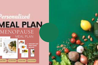 give you a meal plan for menopause