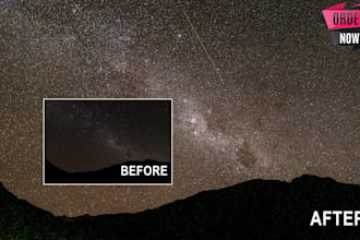 do pro photoshop editing for landscape, nature and animal photos retouch