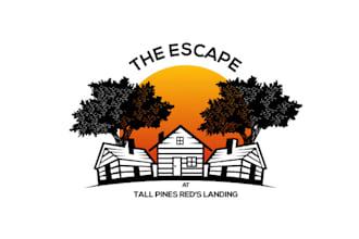 design a modern cabin logo or icon for you for your company