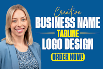 create topnotch brand name, logo design, web design, business name and slogan