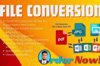 convert scanned PDF to word, excel, google docs, typing