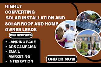 generate solar leads and installation leads solar roofing and home owner lead