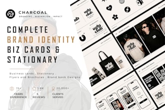design a unique minimalist logo and brand identity