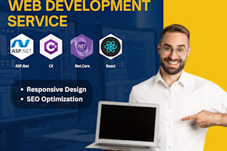 build fix full stack website development using asp dot net mvc reactjs sqlserver