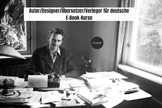 ghostwrite your german fiction or nonfiction ebook on any topic