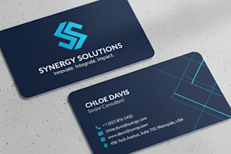 design professional business card and cooperate business card