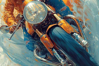 draw realistic digital portrait art in oil painting style