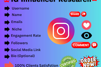 instagram influencers research outreach