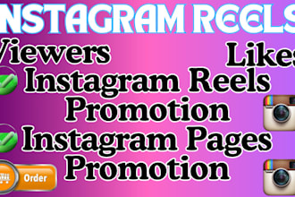 do facebook instagram reels organic promotion for views