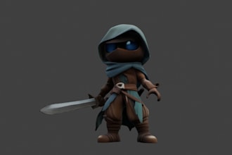 accurate game 3d character, vrm model, game assets, uv map, aaa texture, ue5 rig